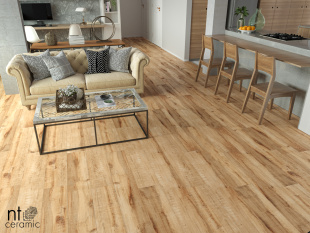 Керамогранит NT Ceramic Wood Mocca Brown  арт. NTT93106M (20x120) матовый